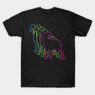 Goat 80s Neon T-Shirt